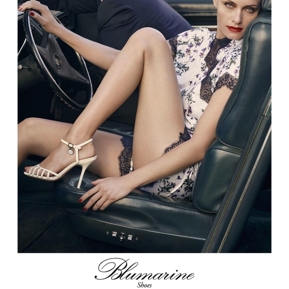 Blumarine Embroidered Polka Dot Lace Quarter Sleeves Cotton Fit Flare Dress 42 6 - Picture 11 of 12